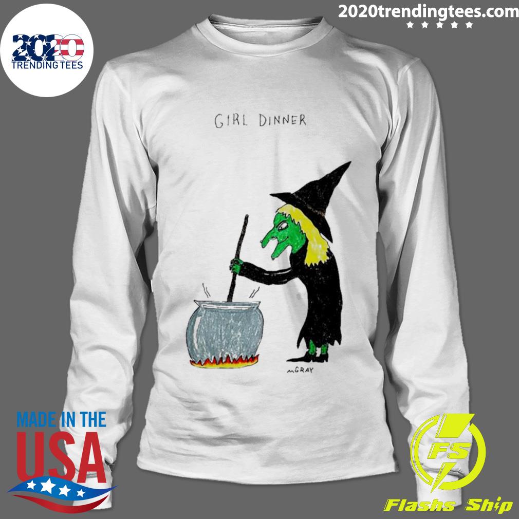 Official girl Dinner Witch - Adult & Kids T-Shirts, Sweatshirts & Hoodies apparel design preview 4