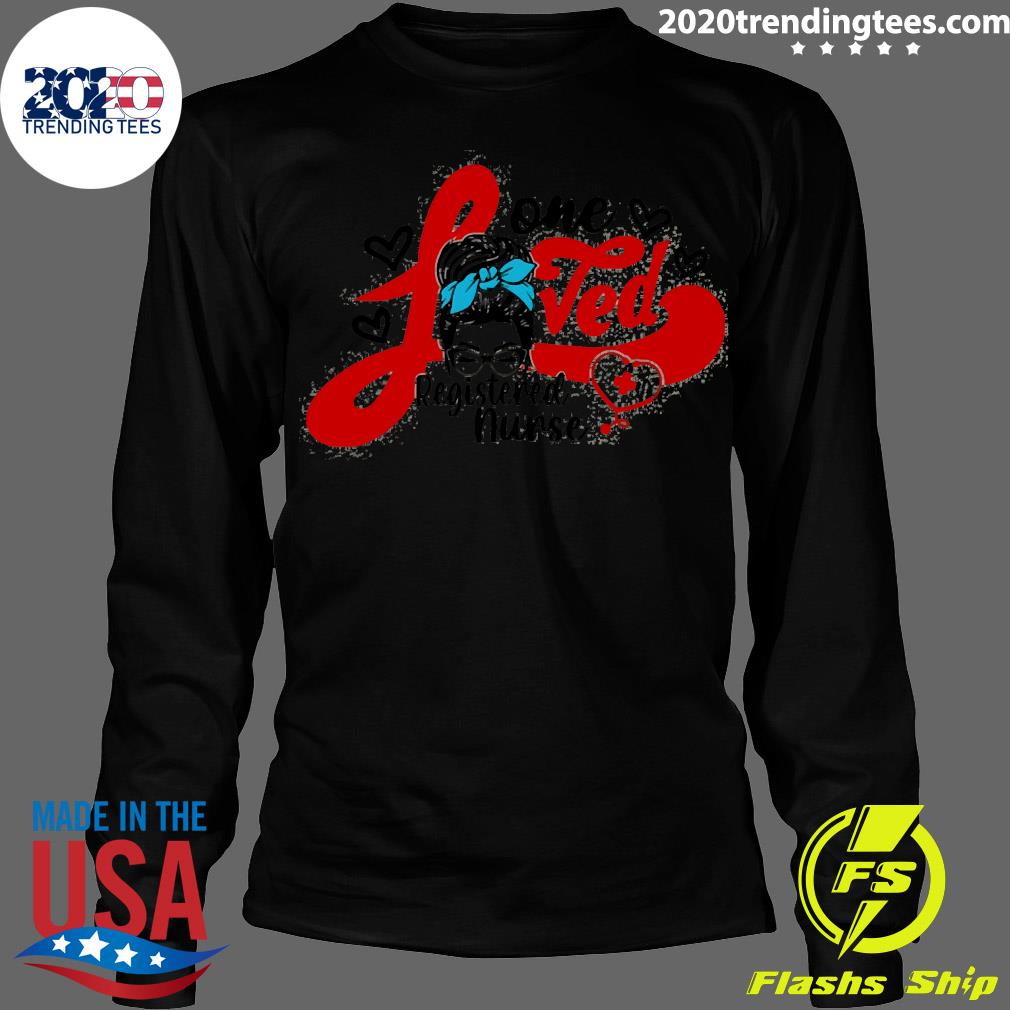 Official Girl One Loved Registered Nurse - Adult & Kids T-Shirts, Sweatshirts & Hoodies apparel design preview 4