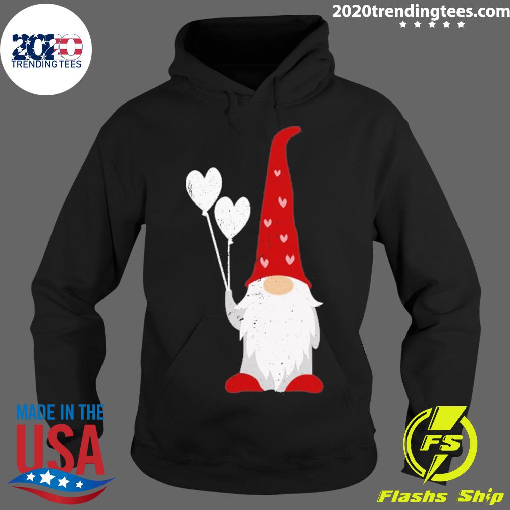 Official gnome Statue With A Heart Valentine's Day - Adult & Kids T-Shirts, Sweatshirts & Hoodies apparel design preview 2