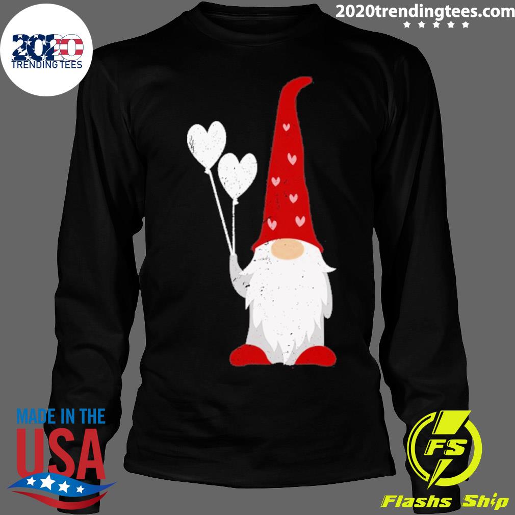 Official gnome Statue With A Heart Valentine's Day - Adult & Kids T-Shirts, Sweatshirts & Hoodies apparel design preview 4