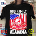 Official god Family Country Alabama Crimson Tide - Adult & Kids T-Shirts, Sweatshirts & Hoodies apparel design preview 1