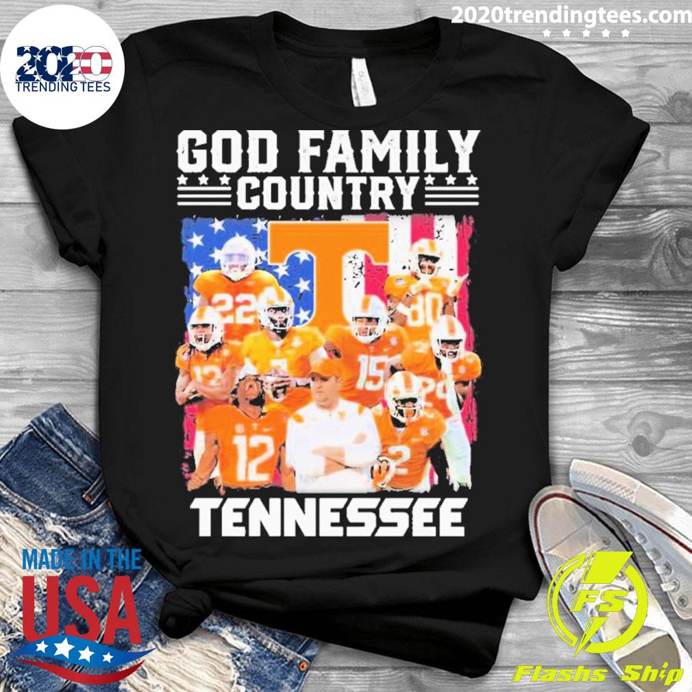 Official god Family Country Tennessee College - Adult & Kids T-Shirts, Sweatshirts & Hoodies apparel design preview 3
