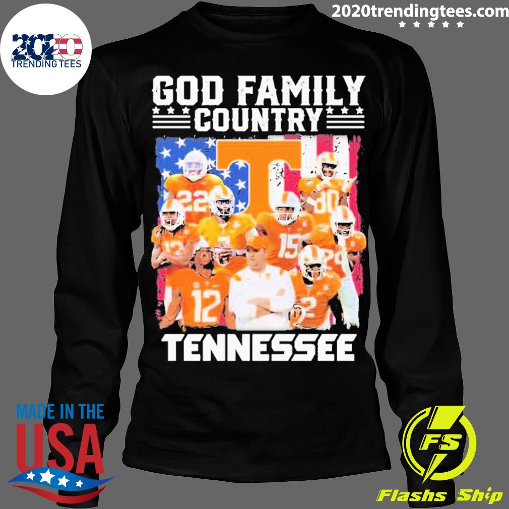 Official god Family Country Tennessee College - Adult & Kids T-Shirts, Sweatshirts & Hoodies apparel design preview 4