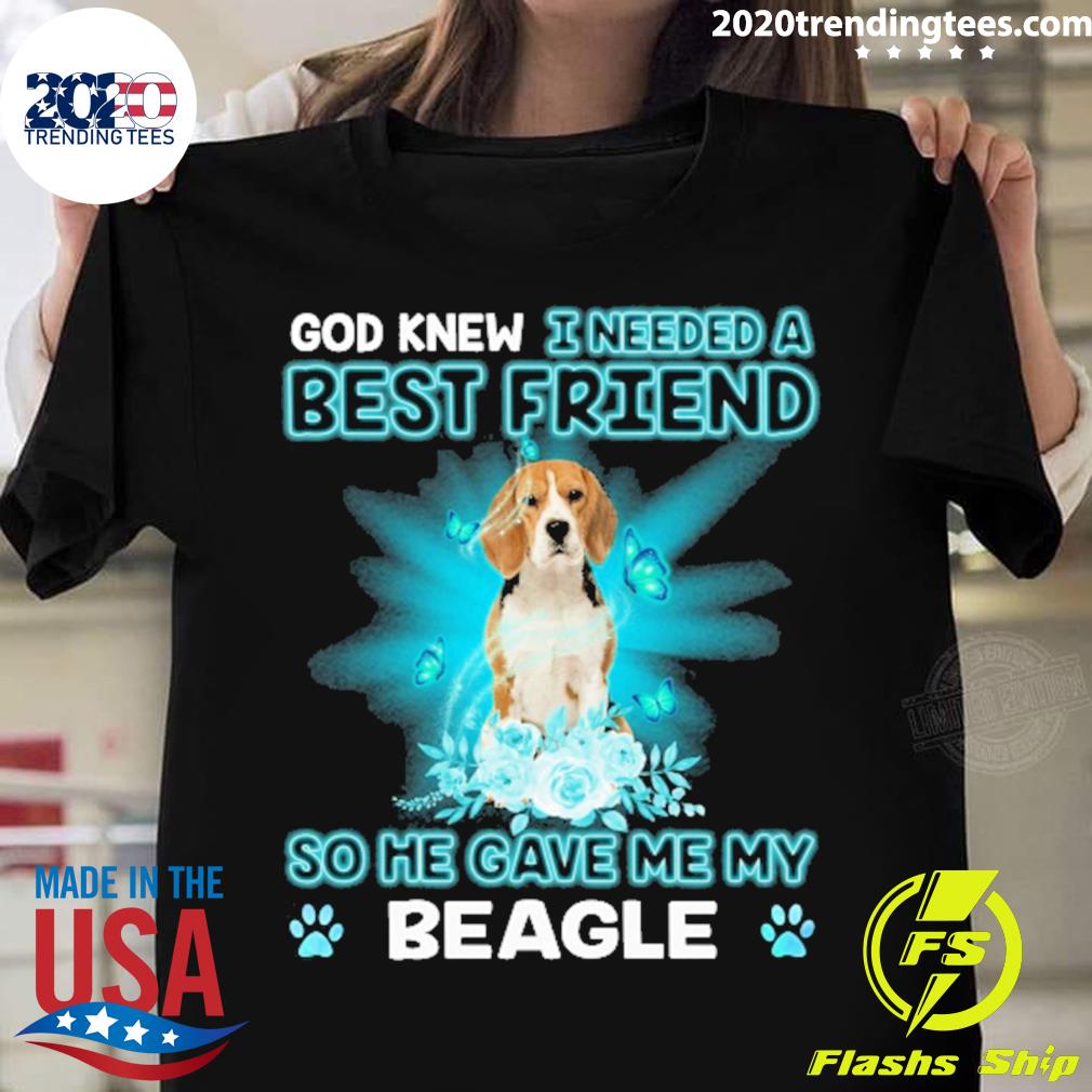 Official god Knew I Needed A Best Friend So Me Gave - Adult & Kids T-Shirts, Sweatshirts & Hoodies apparel design preview 1