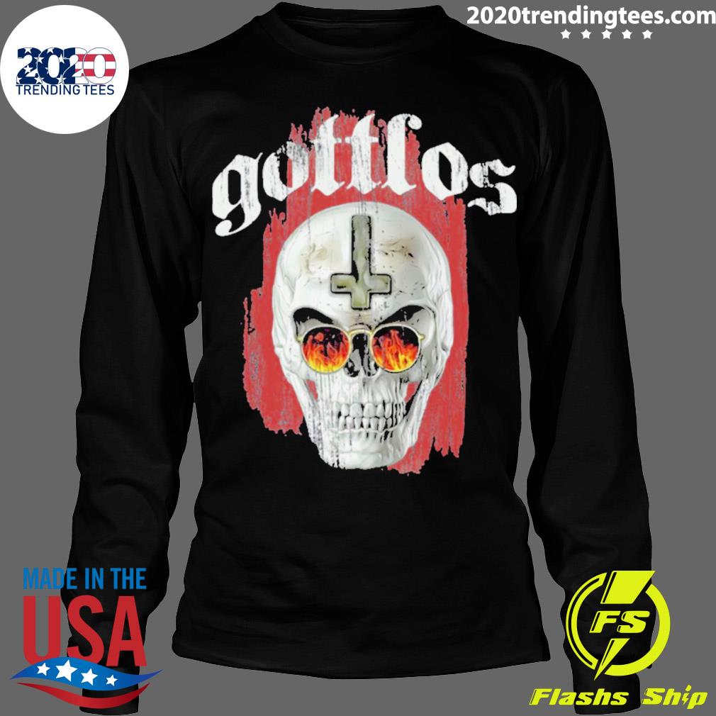 Official godless Halloween Skull - Adult & Kids T-Shirts, Sweatshirts & Hoodies apparel design preview 4