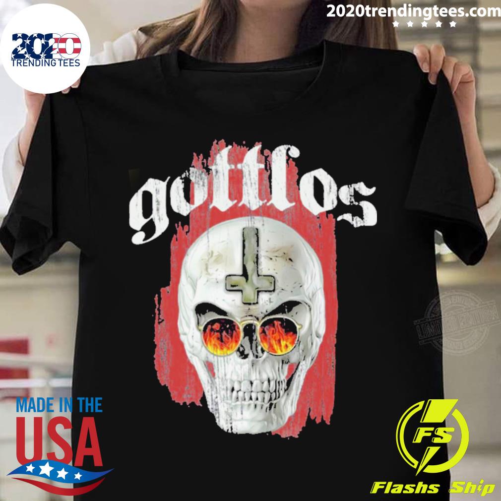 Official godless Halloween Skull - Adult & Kids T-Shirts, Sweatshirts & Hoodies apparel design preview 1