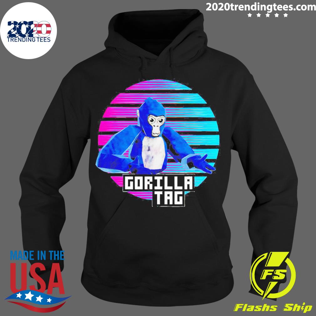 Official gorilla Tag Monke VR Games - Adult & Kids T-Shirts, Sweatshirts & Hoodies apparel design preview 2