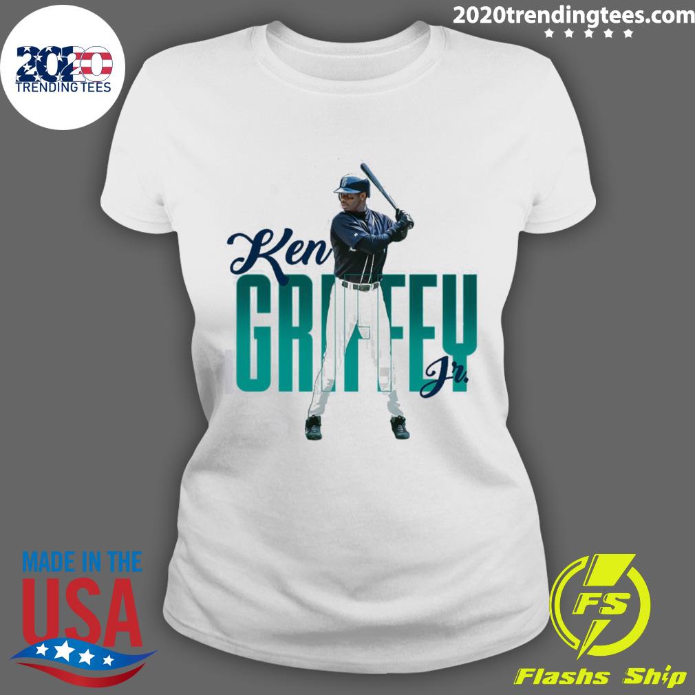 Official graphic Ken Griffey Jr Ready Baseball - Adult & Kids T-Shirts, Sweatshirts & Hoodies apparel design preview 3