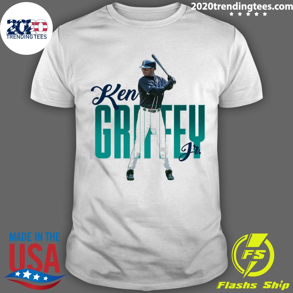 Official graphic Ken Griffey Jr Ready Baseball - Adult & Kids T-Shirts, Sweatshirts & Hoodies apparel design preview 1