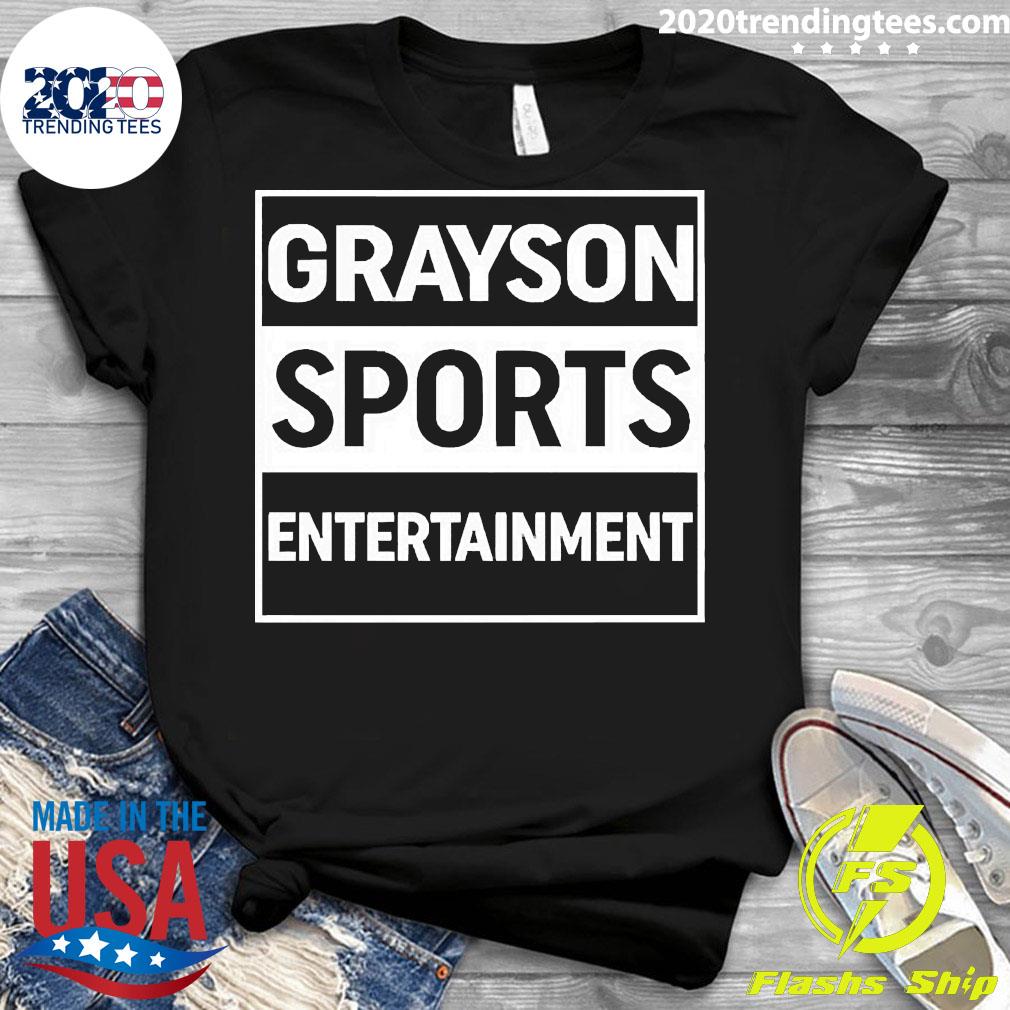 Official Grayson Sports Entertainment - Adult & Kids T-Shirts, Sweatshirts & Hoodies apparel design preview 3