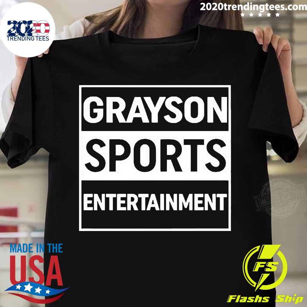 Official Grayson Sports Entertainment - Adult & Kids T-Shirts, Sweatshirts & Hoodies apparel design preview 1