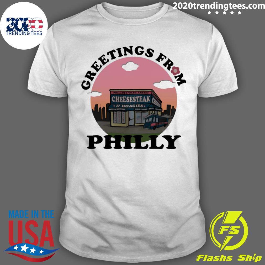 Official greetings From Philly - Adult & Kids T-Shirts, Sweatshirts & Hoodies apparel design preview 1