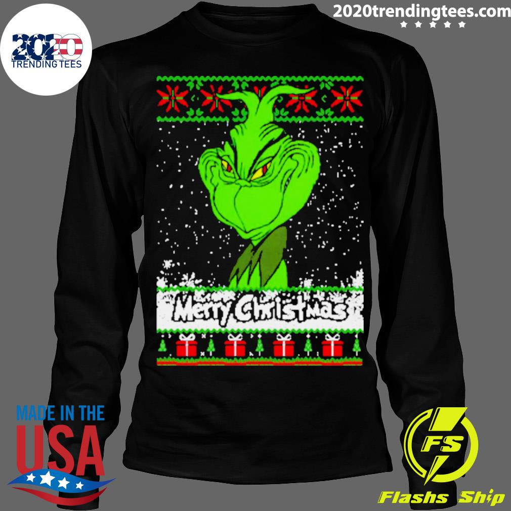 Official grinchhh Merry Christmas - Adult & Kids T-Shirts, Sweatshirts & Hoodies apparel design preview 4
