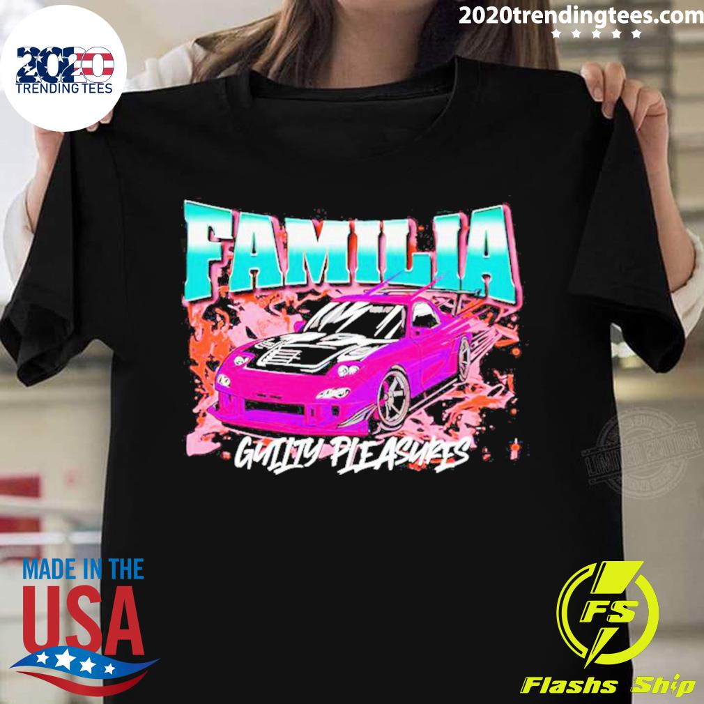 Official guilty Pleasures Familia - Adult & Kids T-Shirts, Sweatshirts & Hoodies apparel design preview 1