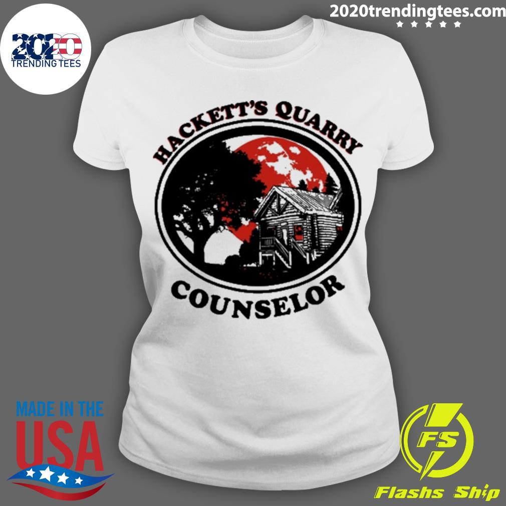 Official hackett's Quarry Counselor - Adult & Kids T-Shirts, Sweatshirts & Hoodies apparel design preview 3