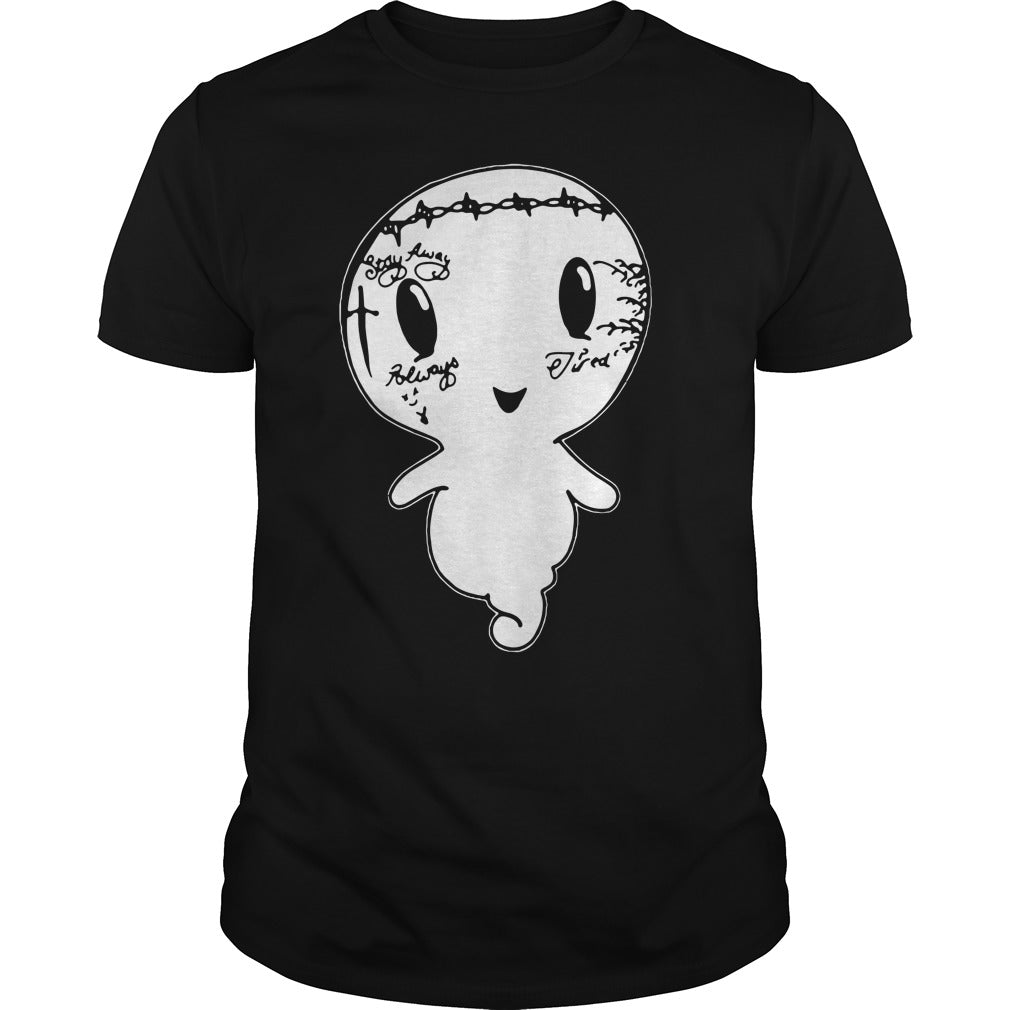 Official Halloween Ghost Malone - Adult & Kids T-Shirts, Sweatshirts & Hoodies apparel design preview 1