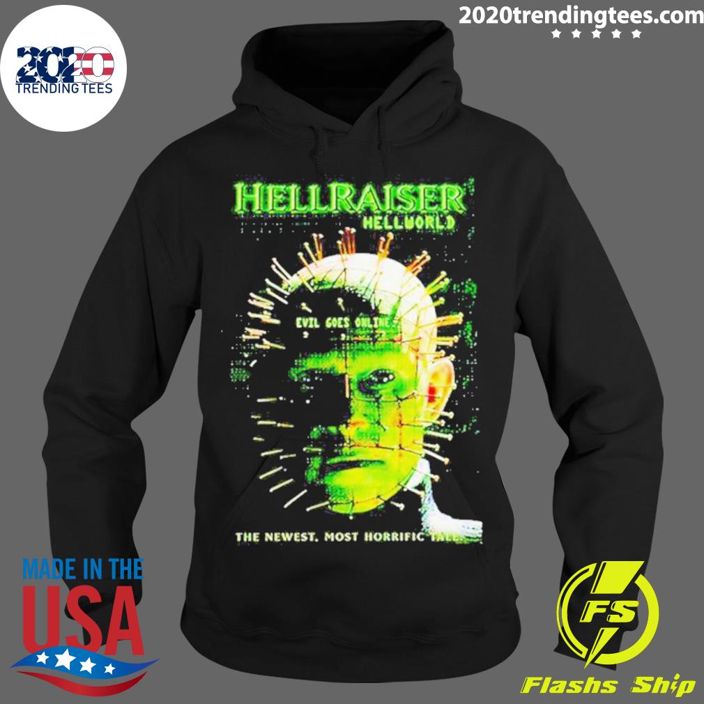 Official halloween Hellraiser Hellworld - Adult & Kids T-Shirts, Sweatshirts & Hoodies apparel design preview 2