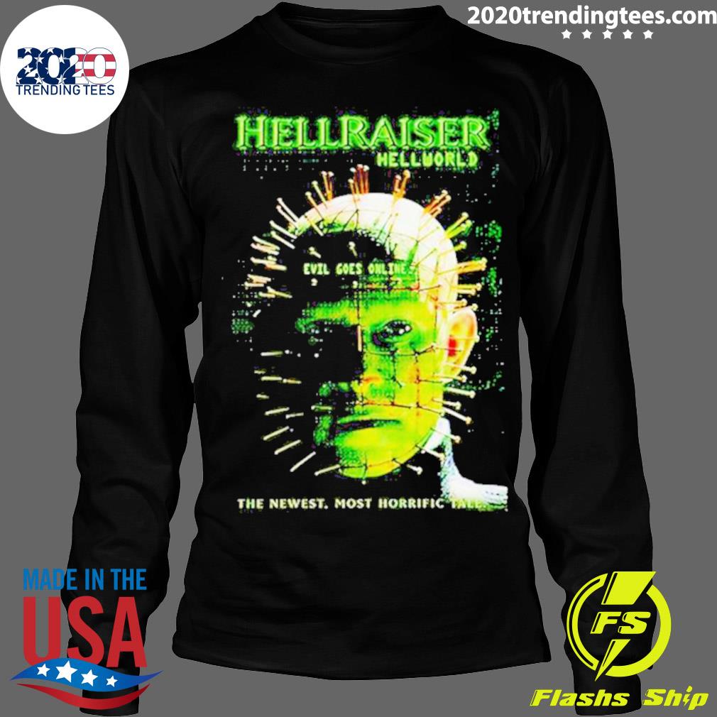 Official halloween Hellraiser Hellworld - Adult & Kids T-Shirts, Sweatshirts & Hoodies apparel design preview 4