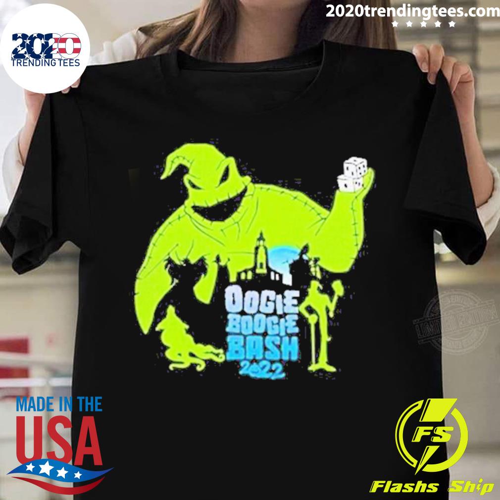 Official halloween Oogie Boogie Bash 2022 - Adult & Kids T-Shirts, Sweatshirts & Hoodies apparel design preview 1