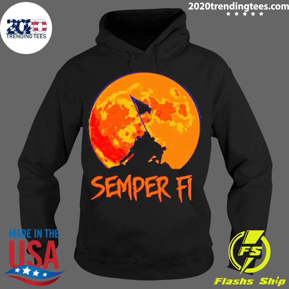 Official halloween Semper Fi - Adult & Kids T-Shirts, Sweatshirts & Hoodies apparel design preview 2