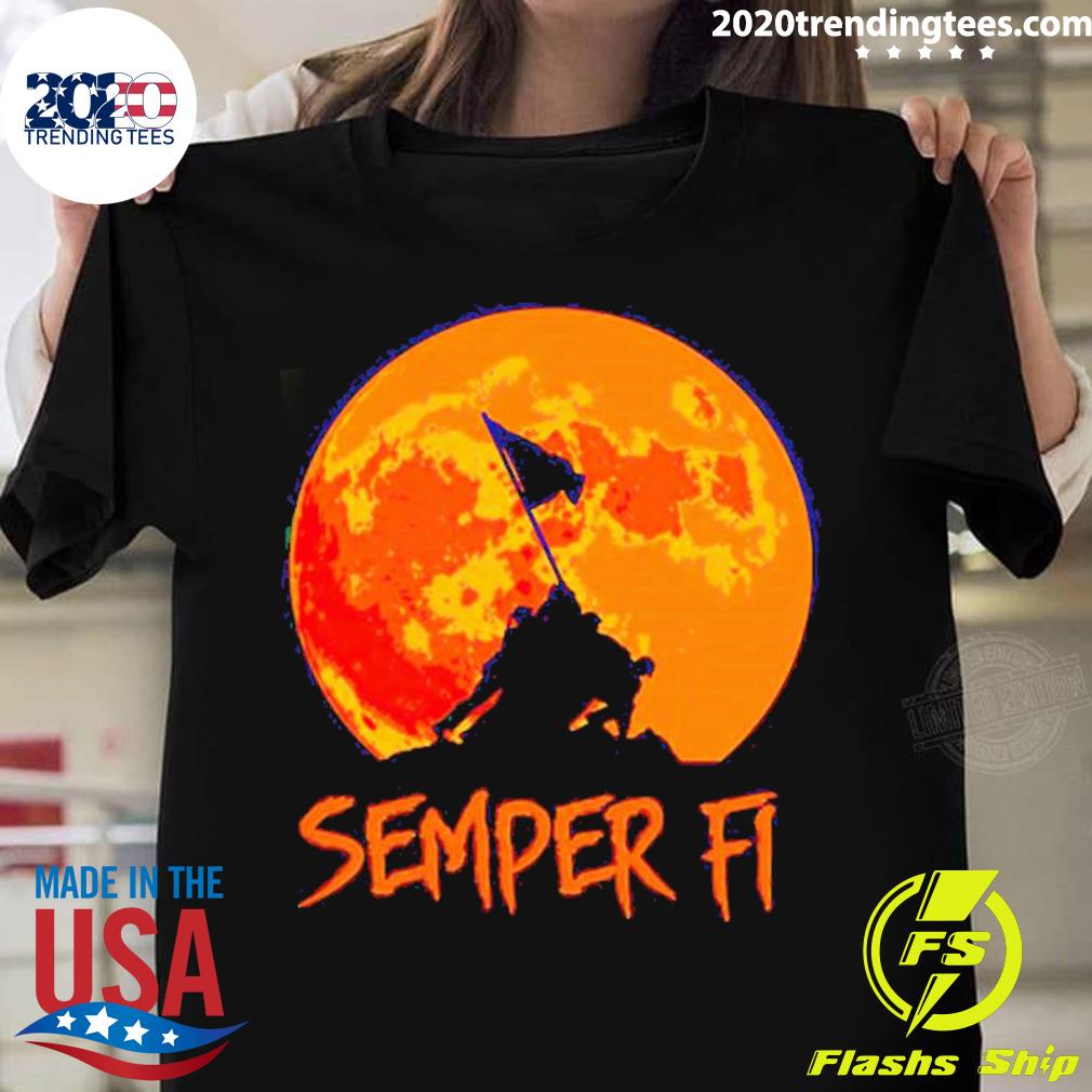 Official halloween Semper Fi - Adult & Kids T-Shirts, Sweatshirts & Hoodies apparel design preview 1