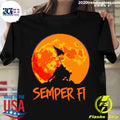 Official halloween Semper Fi - Adult & Kids T-Shirts, Sweatshirts & Hoodies apparel design preview 1