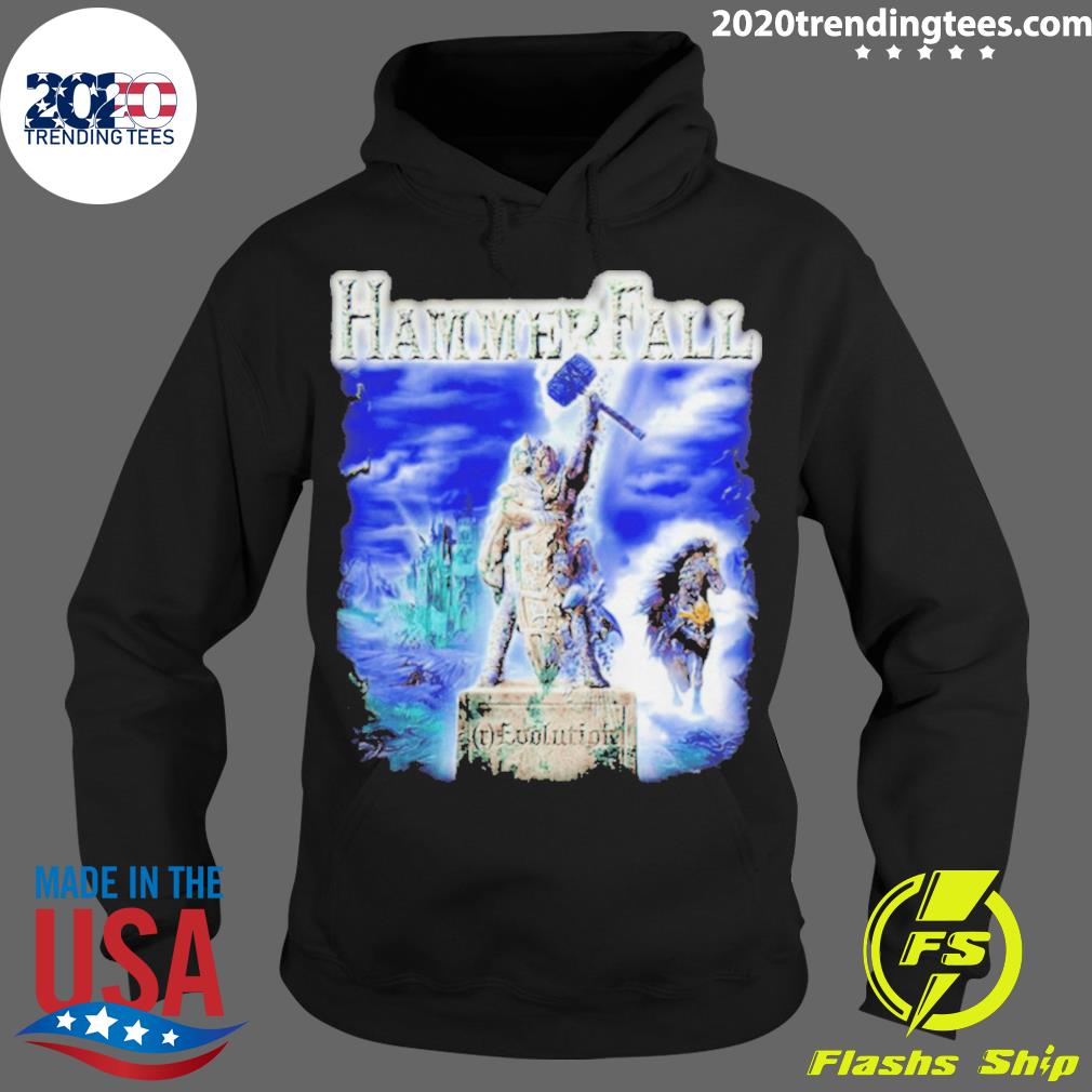 Official hammerfall Evolution - Adult & Kids T-Shirts, Sweatshirts & Hoodies apparel design preview 2