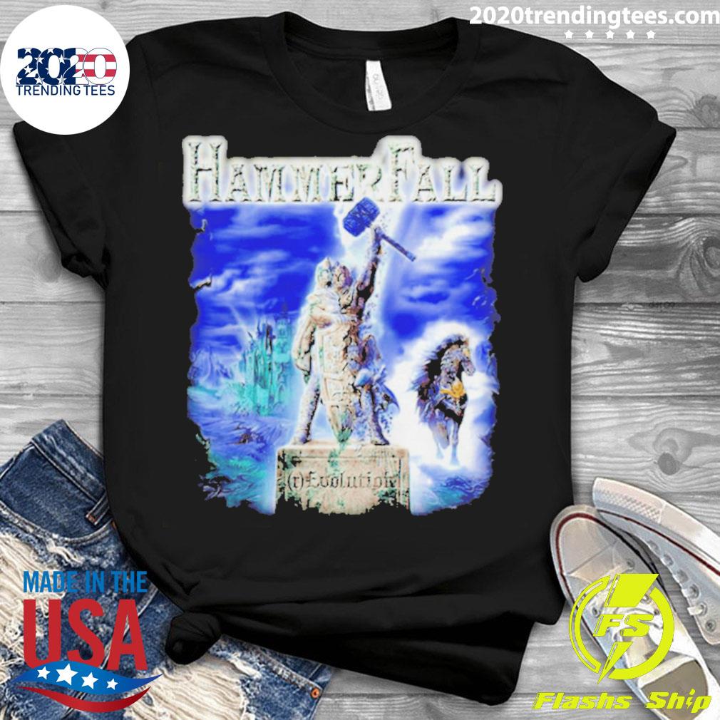 Official hammerfall Evolution - Adult & Kids T-Shirts, Sweatshirts & Hoodies apparel design preview 3