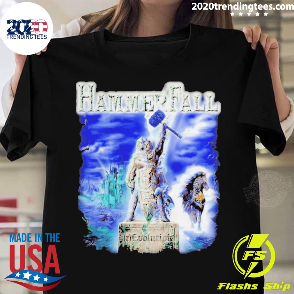 Official hammerfall Evolution - Adult & Kids T-Shirts, Sweatshirts & Hoodies apparel design preview 1