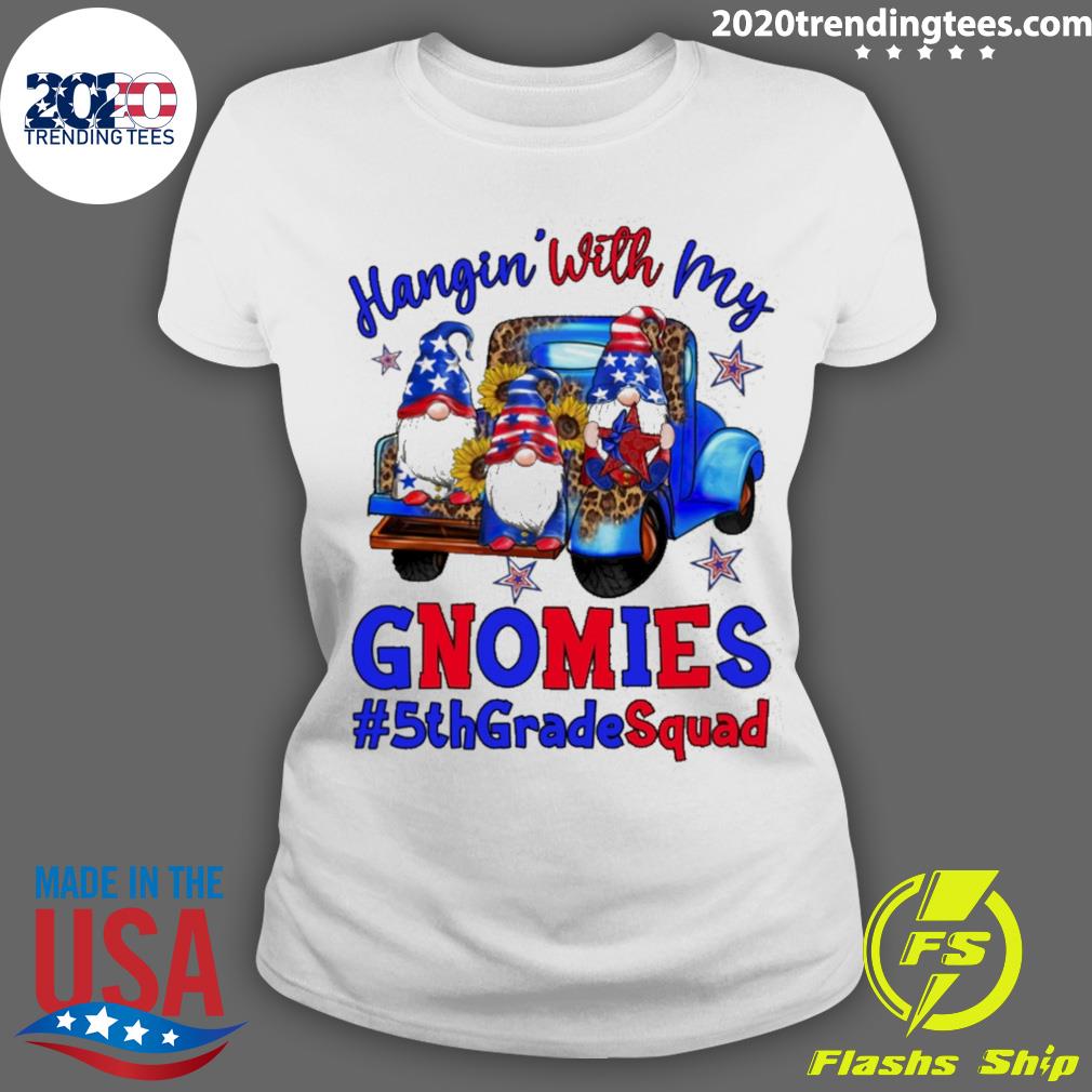 Official hangin' With My 5th Grade Squad 4th Of July - Adult & Kids T-Shirts, Sweatshirts & Hoodies apparel design preview 3