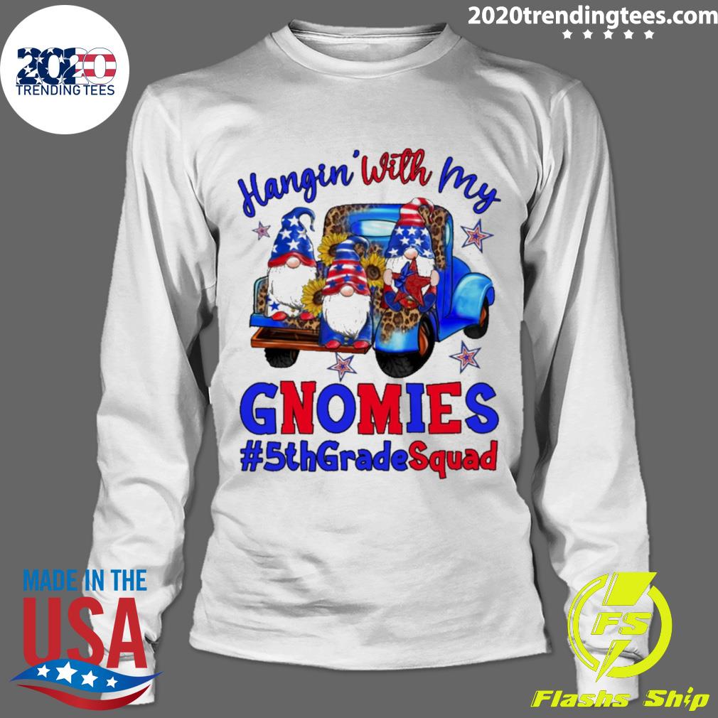 Official hangin' With My 5th Grade Squad 4th Of July - Adult & Kids T-Shirts, Sweatshirts & Hoodies apparel design preview 4