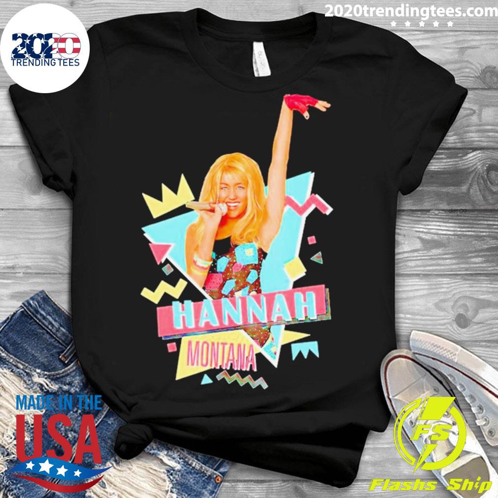 Official hannah Montana 90s Miley Cyrus - Adult & Kids T-Shirts, Sweatshirts & Hoodies apparel design preview 3