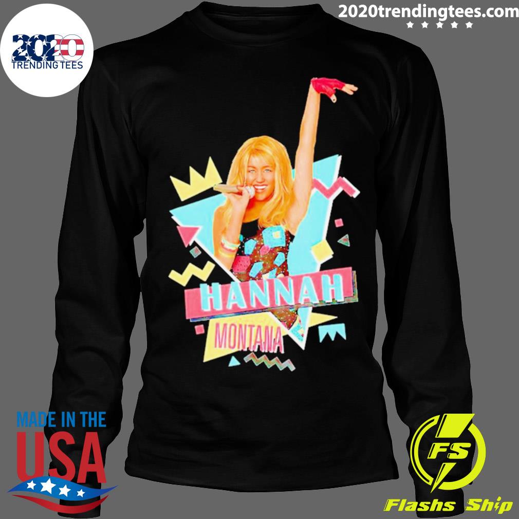Official hannah Montana 90s Miley Cyrus - Adult & Kids T-Shirts, Sweatshirts & Hoodies apparel design preview 4