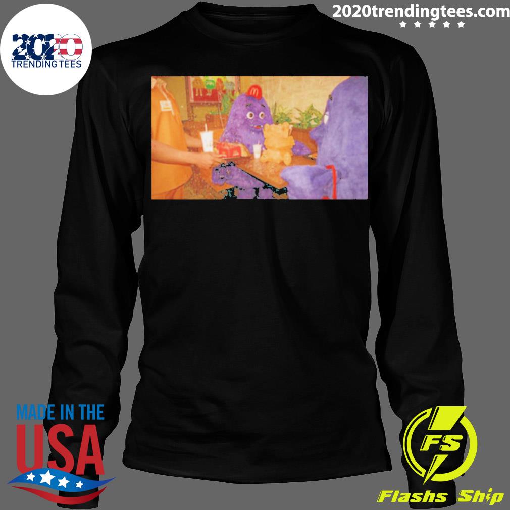 Official happy Birthday Grimace Tik Tok - Adult & Kids T-Shirts, Sweatshirts & Hoodies apparel design preview 4