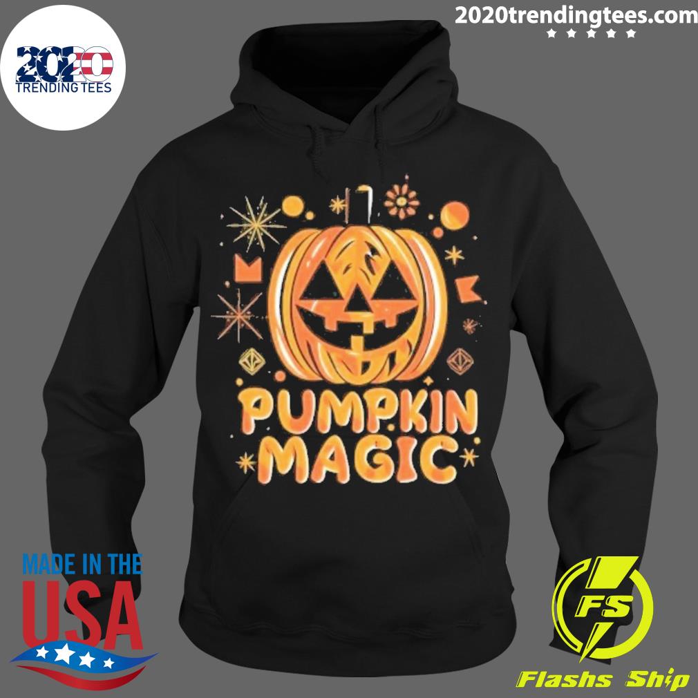 Official happy Halloween Pumpkin Magic Gift - Adult & Kids T-Shirts, Sweatshirts & Hoodies apparel design preview 2