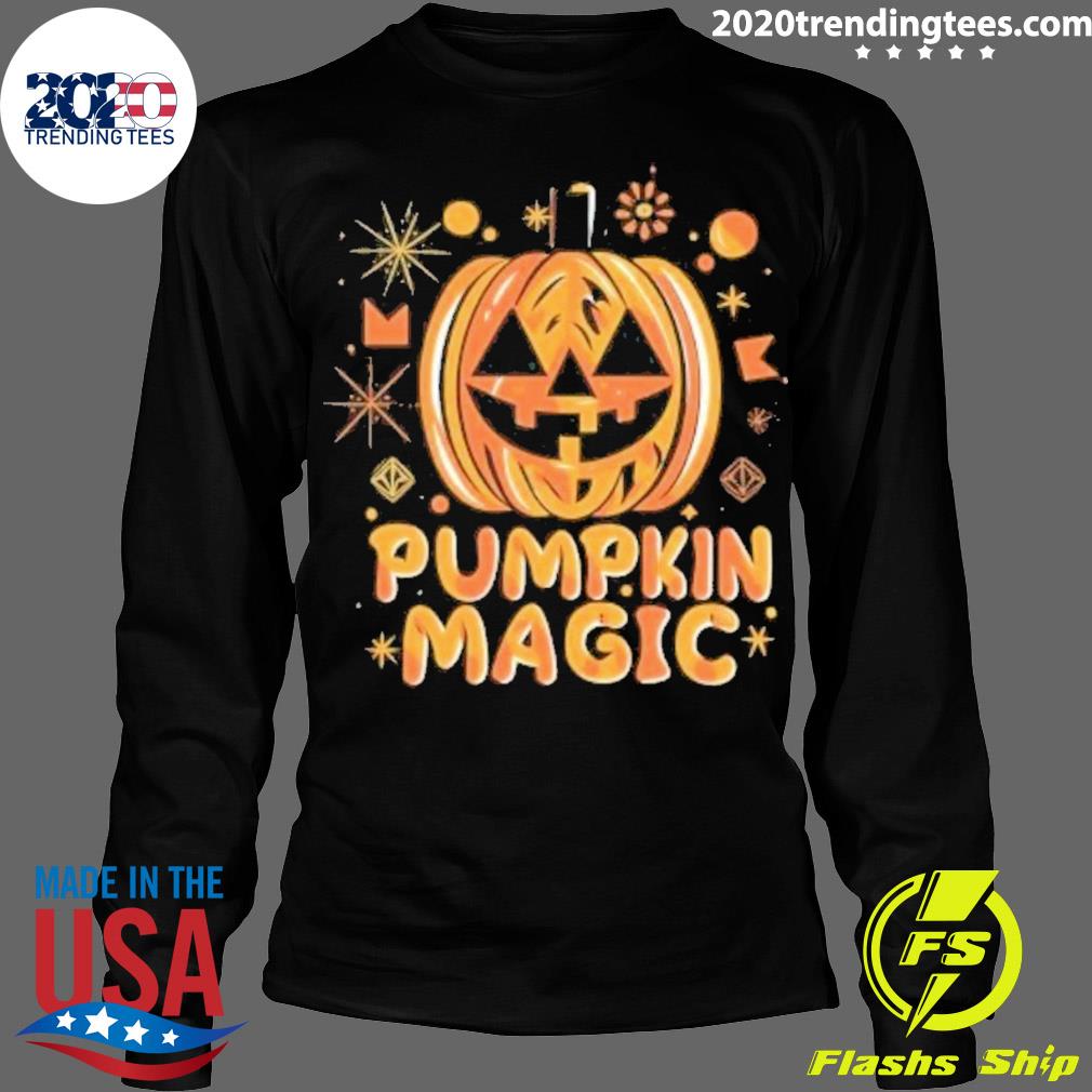 Official happy Halloween Pumpkin Magic Gift - Adult & Kids T-Shirts, Sweatshirts & Hoodies apparel design preview 4