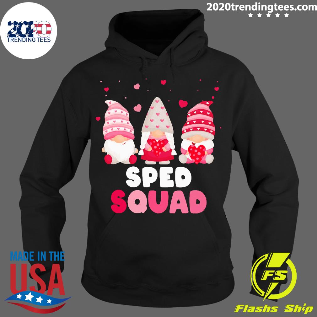 Official Happy Valentines Day Gnome Sped Squad - Adult & Kids T-Shirts, Sweatshirts & Hoodies apparel design preview 2