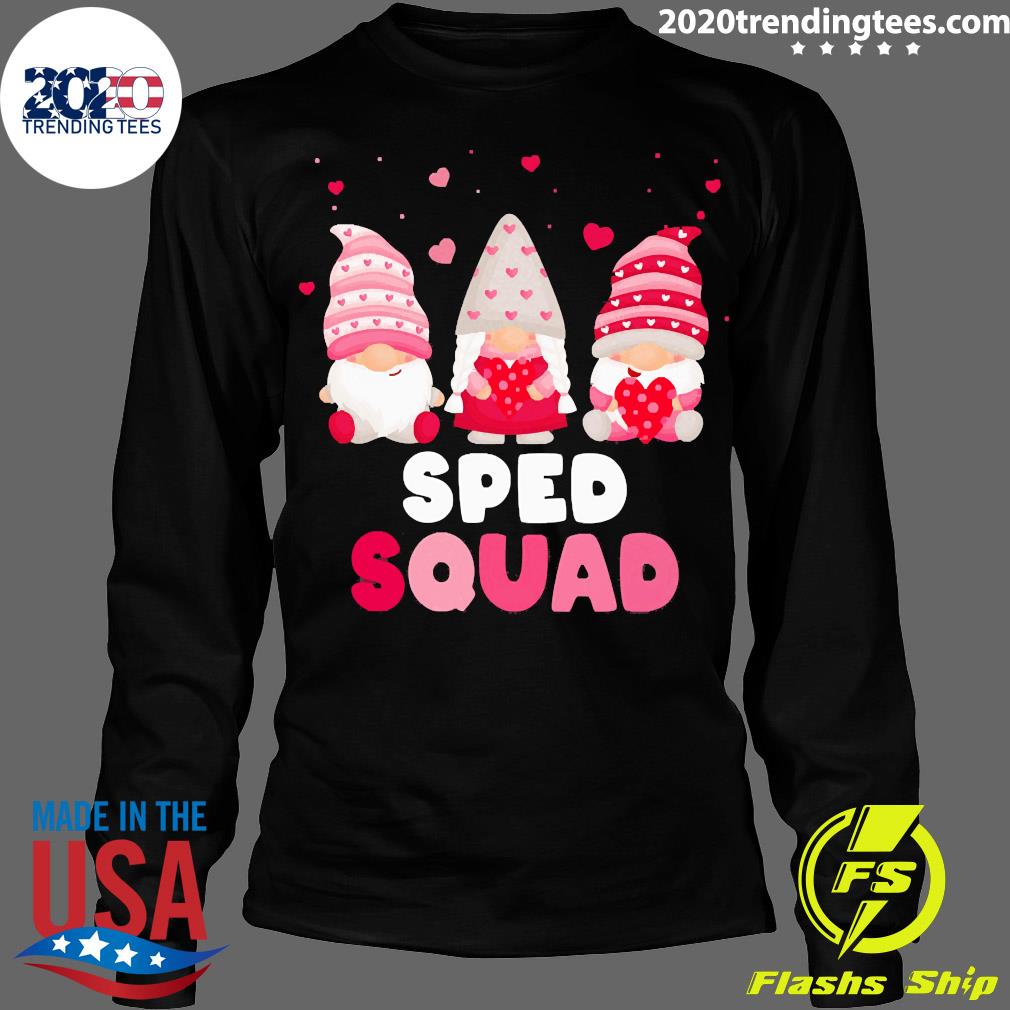 Official Happy Valentines Day Gnome Sped Squad - Adult & Kids T-Shirts, Sweatshirts & Hoodies apparel design preview 4