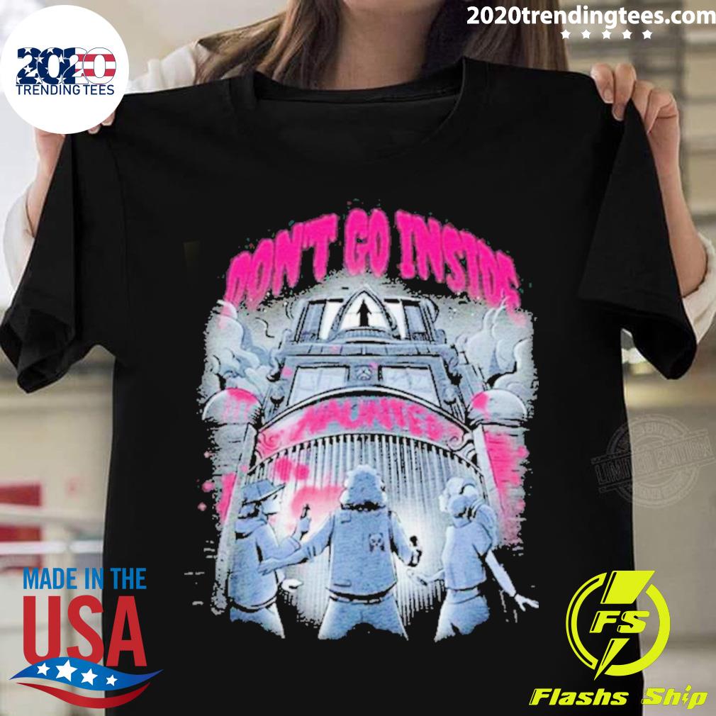 Official haunted House Don't Go Inside - Adult & Kids T-Shirts, Sweatshirts & Hoodies apparel design preview 1