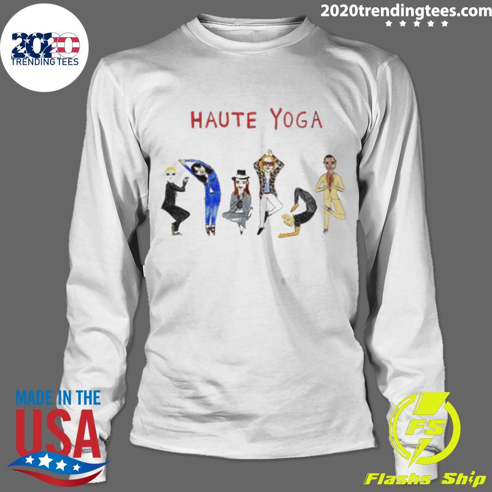 Official haute Yoga Men's - Adult & Kids T-Shirts, Sweatshirts & Hoodies apparel design preview 4