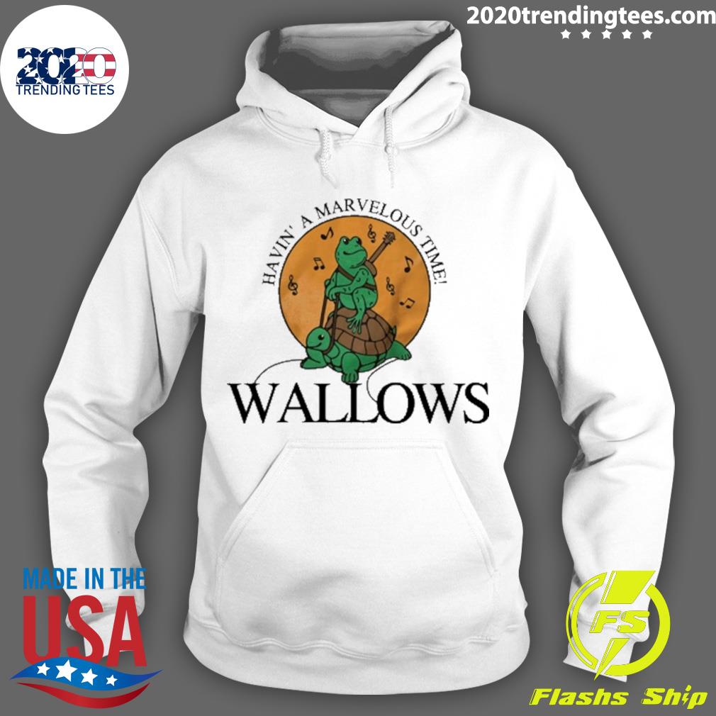 Official havin' A Marvelous Time Wallows - Adult & Kids T-Shirts, Sweatshirts & Hoodies apparel design preview 2