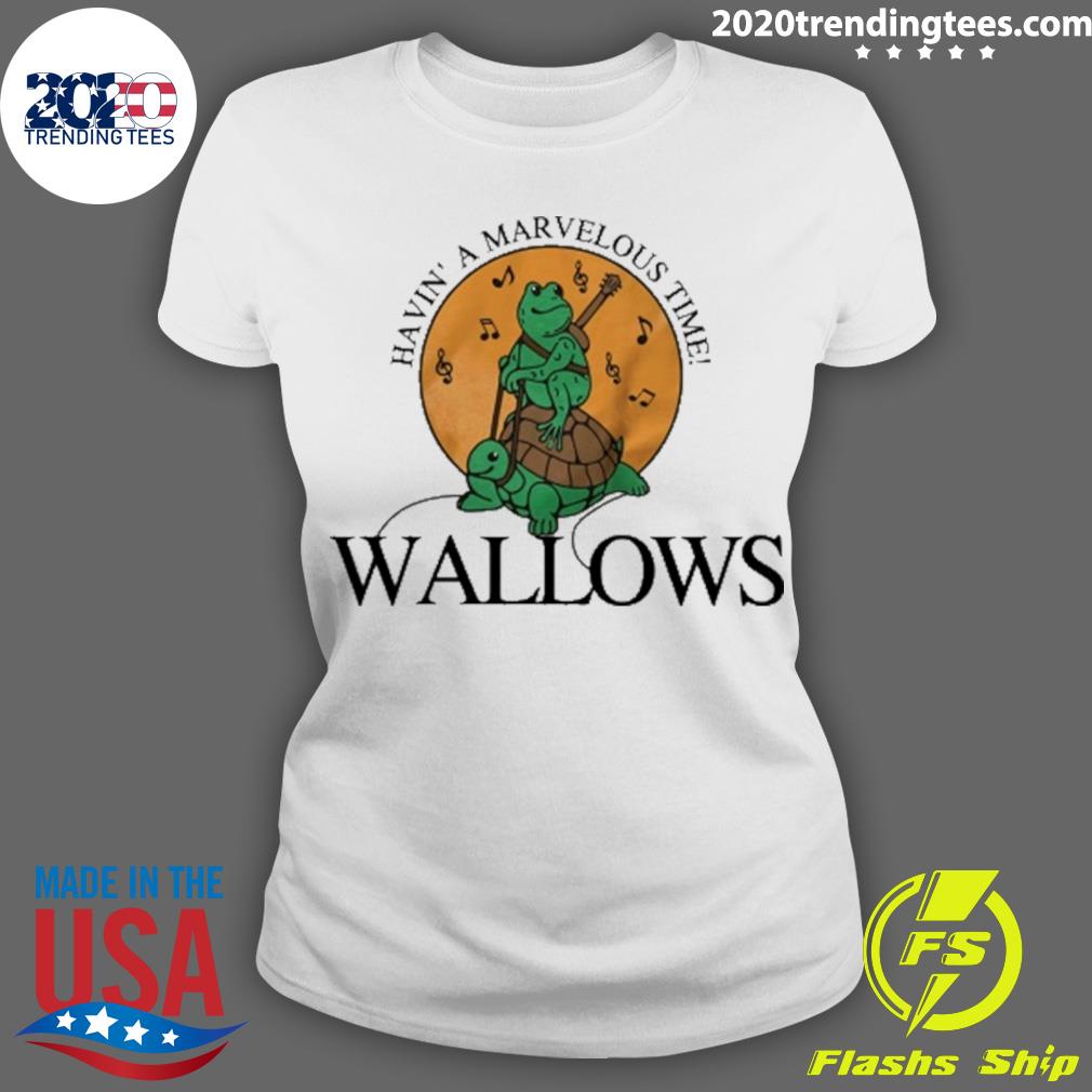Official havin' A Marvelous Time Wallows - Adult & Kids T-Shirts, Sweatshirts & Hoodies apparel design preview 3