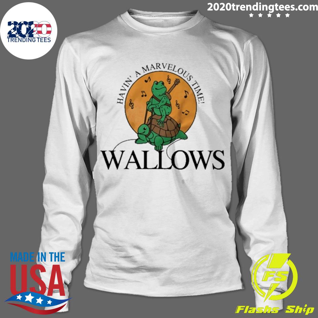 Official havin' A Marvelous Time Wallows - Adult & Kids T-Shirts, Sweatshirts & Hoodies apparel design preview 4