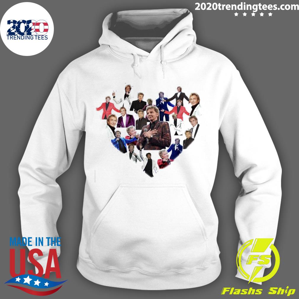 Official heart Barry Manilow - Adult & Kids T-Shirts, Sweatshirts & Hoodies apparel design preview 2