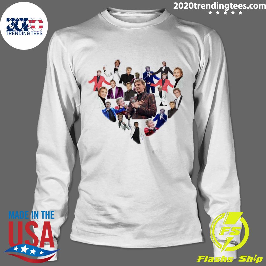 Official heart Barry Manilow - Adult & Kids T-Shirts, Sweatshirts & Hoodies apparel design preview 4