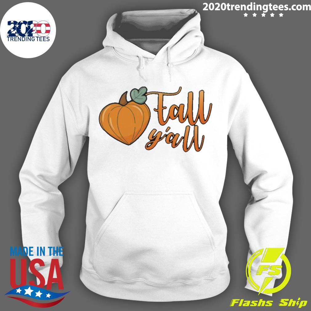 Official heart Fall Y'all Halloween - Adult & Kids T-Shirts, Sweatshirts & Hoodies apparel design preview 2