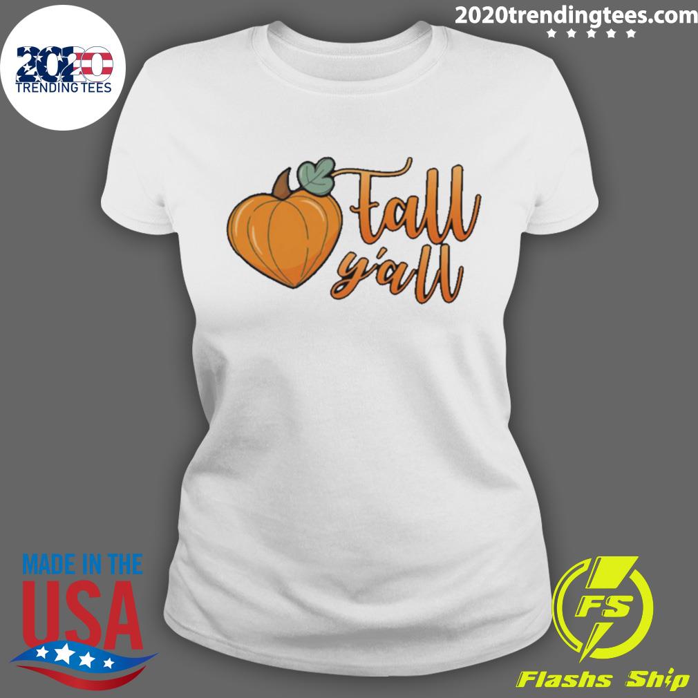 Official heart Fall Y'all Halloween - Adult & Kids T-Shirts, Sweatshirts & Hoodies apparel design preview 3