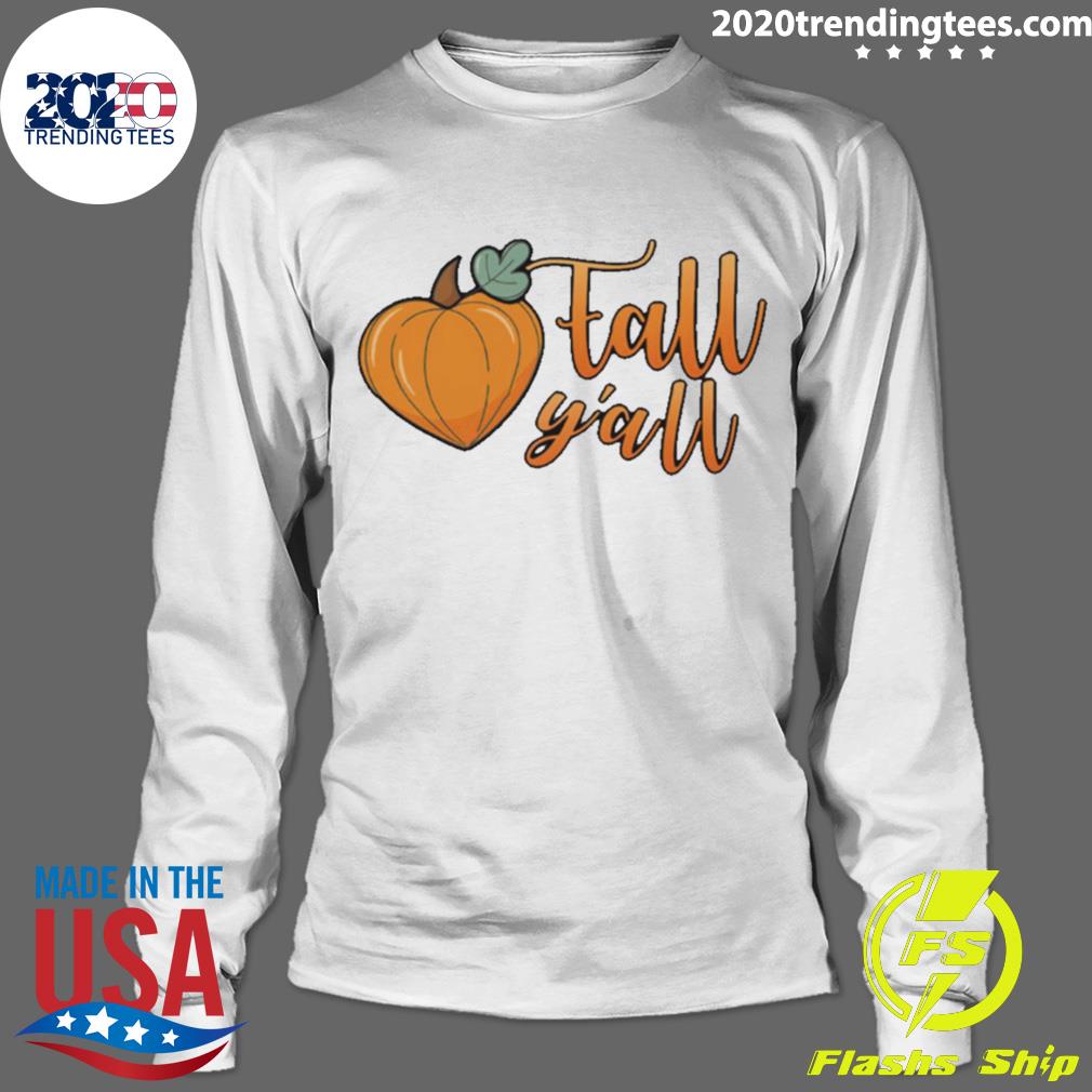 Official heart Fall Y'all Halloween - Adult & Kids T-Shirts, Sweatshirts & Hoodies apparel design preview 4