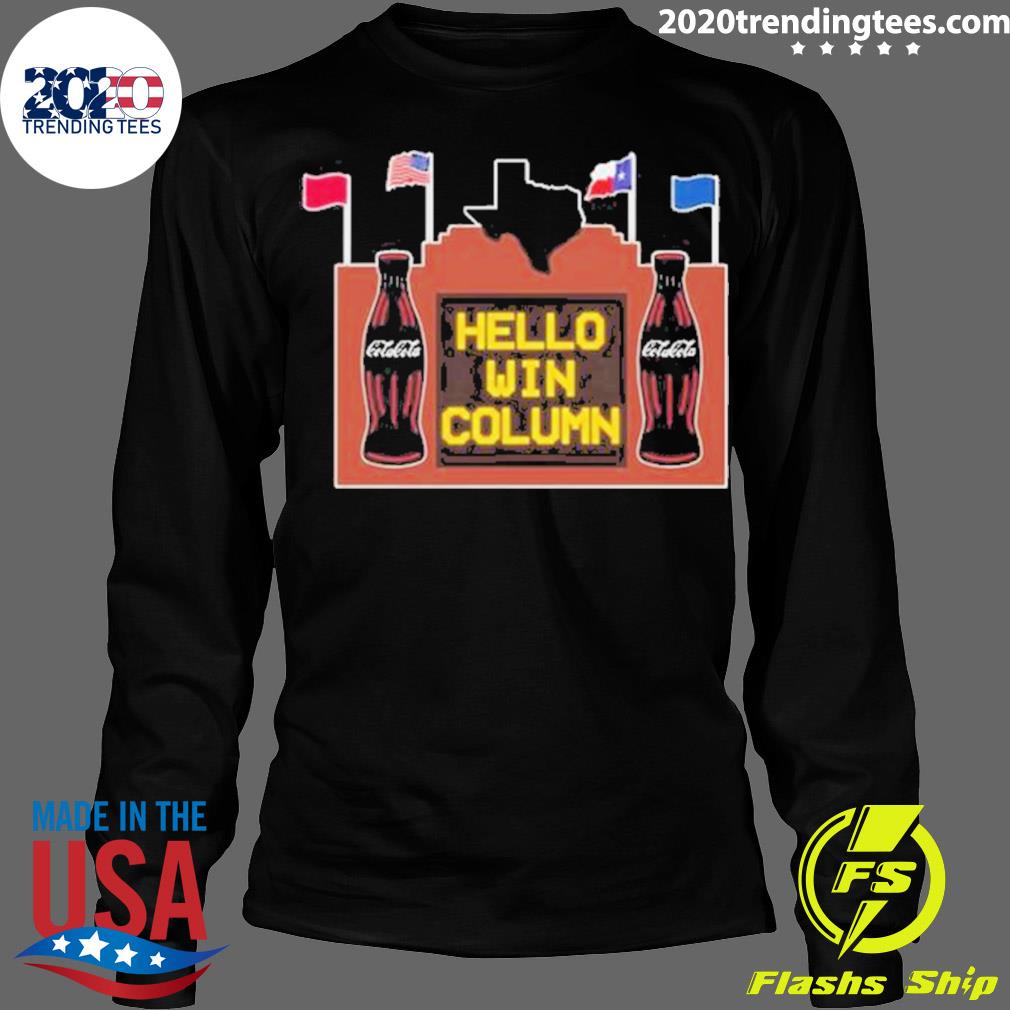 Official hello Win Column - Adult & Kids T-Shirts, Sweatshirts & Hoodies apparel design preview 4