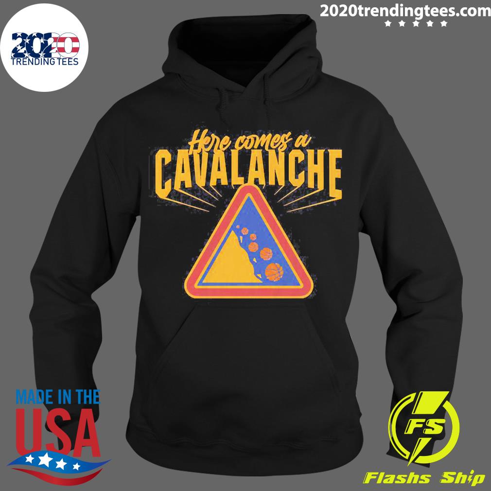 Official Here Comes A Cavalanche - Adult & Kids T-Shirts, Sweatshirts & Hoodies apparel design preview 2